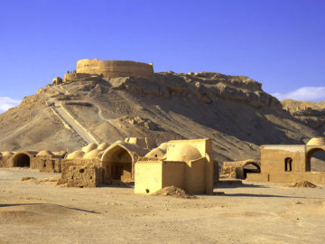 Zoroastrian Towers of Silence in Yazd